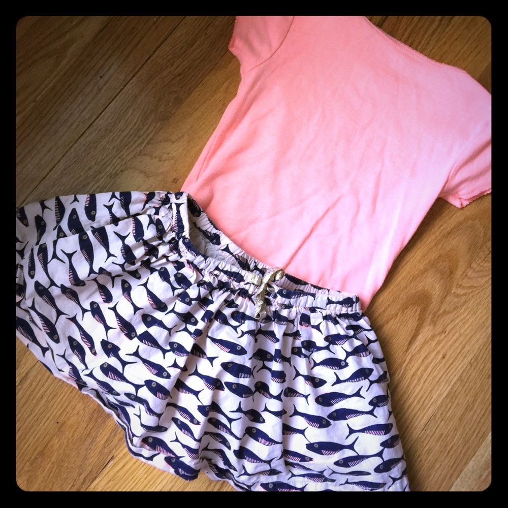 ❗️$5❗️J Crew Cuts SZ 2 fish skirt